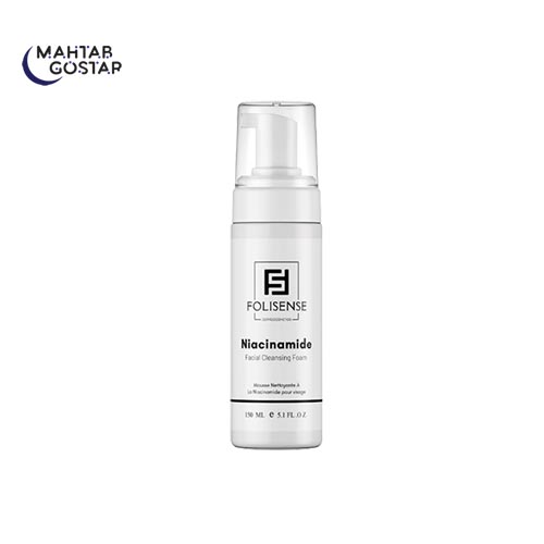 فوم-نیاسین-آمید-فولی-سنس-Folisense-FOLISENSE-NIACINAMIDE--FACIAL-CLEANSING-FOAM