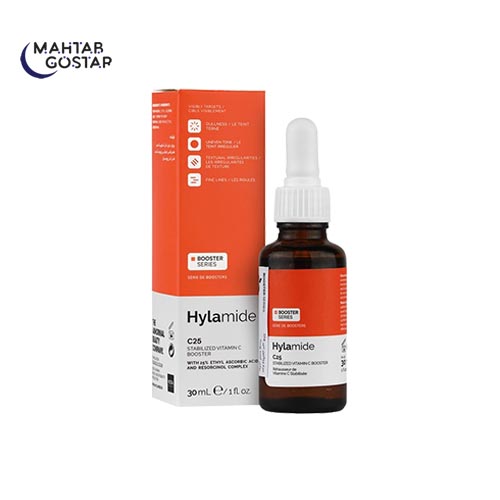 سرم روشن کننده ویتامین سی C25 هیلامید Hylamide C25 STABILIZED VITAMIN C BOOSTER Hylamide سرم-روشن-کننده-ویتامین-سی-C25-هیلامید-Hylamide-C25-STABILIZED-VITAMIN-C-BOOSTER-Hylamide