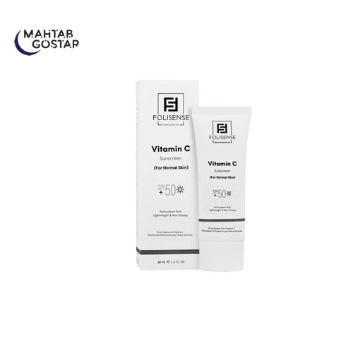 ضد-آفتاب-ویتامین-سی-SPF50+-مناسب-انواع-پوست-فولی-سنس-Folisense-FOLISENSE-VITAMIN-C-SUNSCREEN-SPF50+-RADIANCE-&-PROTECTION